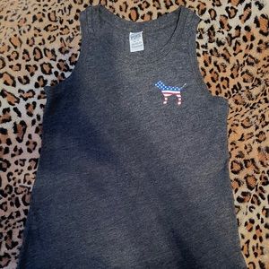 LIMITED EDITION VS PINK AMERICAN FLAG TANKTOP